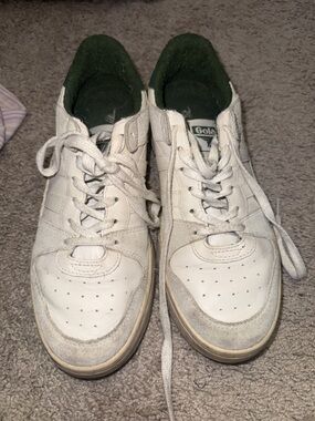 Gola women’s White Low-Top Sneakers with Green Liner